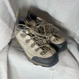 Salomon Beige and Black Women's hiking Sneakers